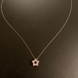 Sterling Silver Star Pendant Necklace